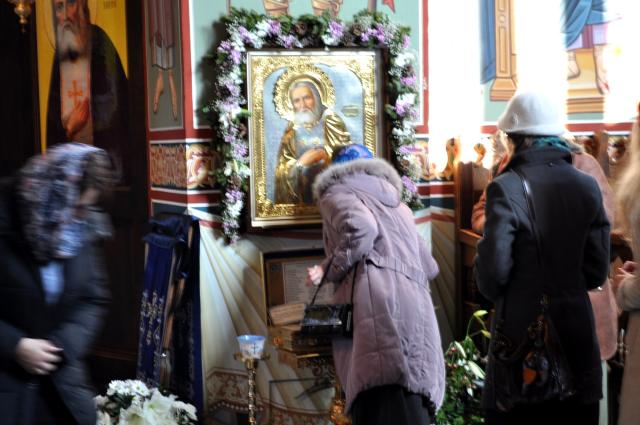 Sfântul Cuvios Serafim de Sarov, cinstit la Mănăstirea Sihăstria Putnei