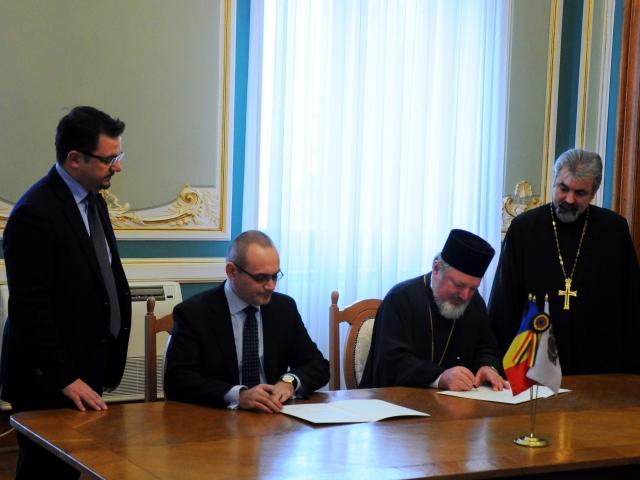 Protocol de cooperare între Patriarhia Română şi Departamentul Politici Pentru Relaţia cu Românii de Pretutindeni