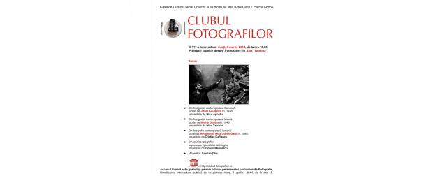 O nouă întrevedere publică a Clubului Fotografilor din Iaşi