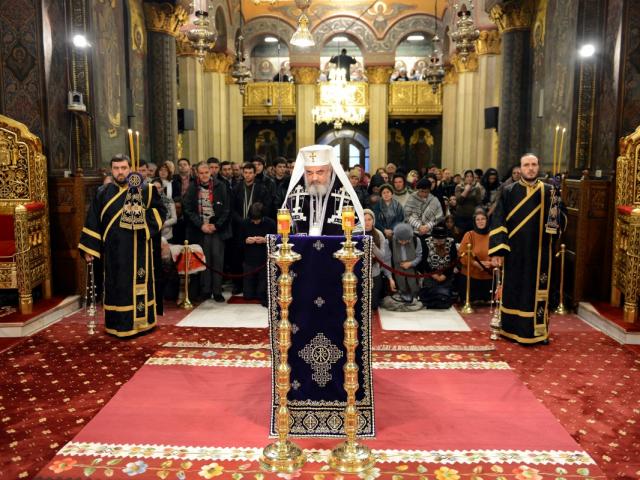 Patriarhul României a oficiat Slujba Canonului Sf. Andrei Criteanul la Catedrala Patriarhală