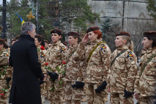 Slujbă religioasă oficiată de IPS Teofan la repatrierea militarilor Batalionului 151 Infanterie