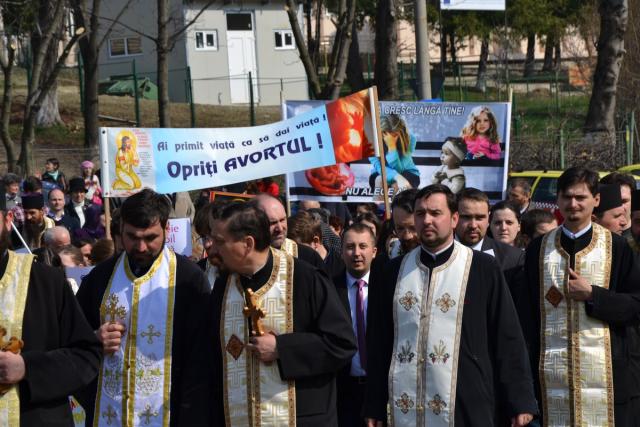 Manifestare pentru viață la Piatra Neamţ