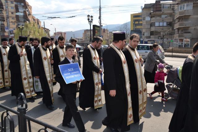 Manifestare pentru viață la Piatra Neamţ