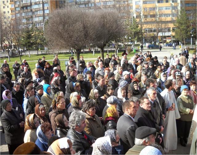 Procesiune cu icoane în Duminica Ortodoxiei, la Hunedoara