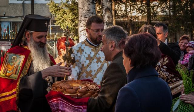 Prima slujbă săvârşită de un mitropolit la Parohia „Sf. Mina“ din Iaşi