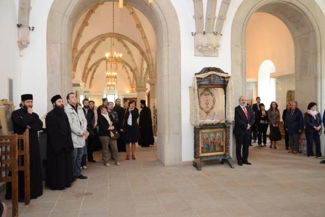 S-a deschis expoziţia pascală de la Mănăstirea „Sfinţii Trei Ierarhi“ (GALERIE FOTO)
