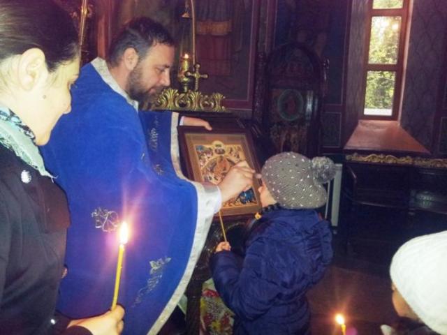Elevi de la Şcoala ,,Acad. Marin Voiculescu” în vizită la Parohia Înălţarea Domnului din Giurgiu