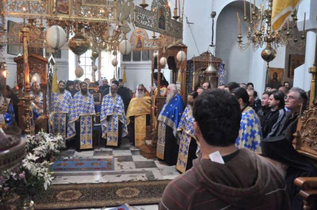 Hram la una dintre dintre cele mai vechi vetre monastice athonite româneşti