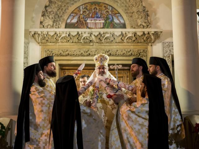 Slujba Învierii Domnului la Patriarhie
