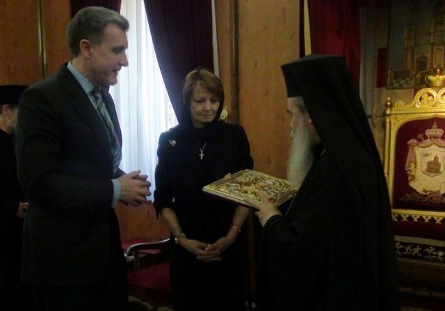 Principesa Margareta și Principele Radu în vizită la Patriarhia Ierusalimului