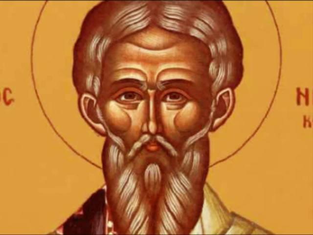 Troparul Sfântului Ierarh Nichifor, Patriarhul Constantinopolului (în limba greacă)