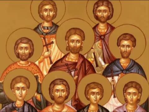Troparul Sfântului Mucenic Ismail, al Sfântului Mucenic Manuil și al Sfântului Mucenic Savel (în limba greacă)