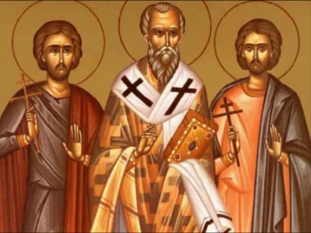 Troparul Sfântului Sfințit Mucenic Eusebiu, Episcopul Samosatelor (în limba greacă)