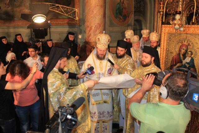 Întronizarea noului Arhiepiscop al Râmnicului