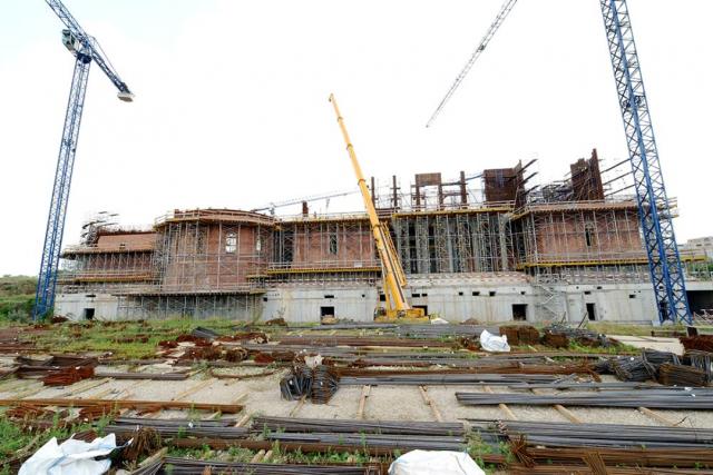 Stadiul lucrărilor de la Catedrala Mântuirii