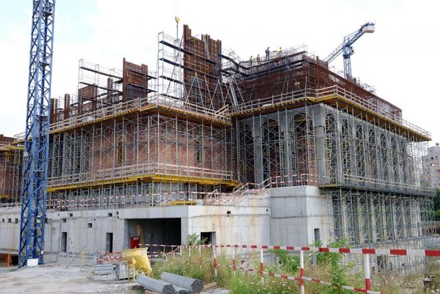 Stadiul lucrărilor de la Catedrala Mântuirii