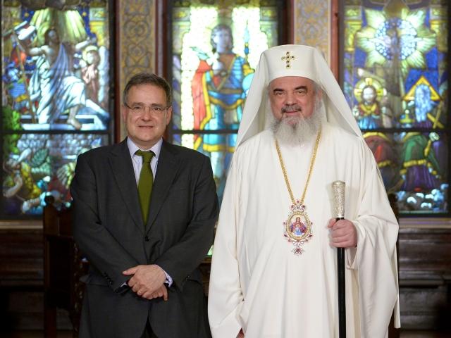 Noul ambasador al Franţei în vizită de prezentare la Patriarhia Română