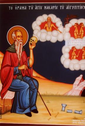 Sf. Macarie și căpățâna unui păgân
