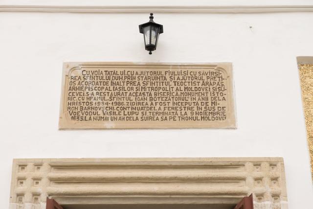 Ctitoria domnitorului martir Miron Barnovschi – o biserică renăscută