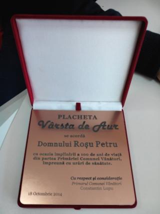 100 de ani de viaţă, sărbătoriţi în biserica parohială