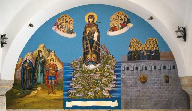 Cântare de laudă la Sfinţii Preacuvioşi Părinţi de la Mănăstirea Zografu