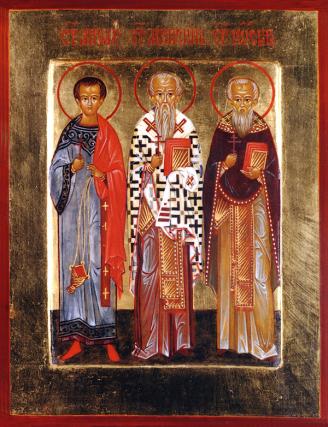 Troparul Sfinţilor Sfinţiţi Mucenici Achepsima, episcopul, Iosif, preotul şi Aitala, diaconul