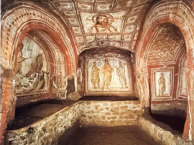 Catacombele Domitillei din Roma