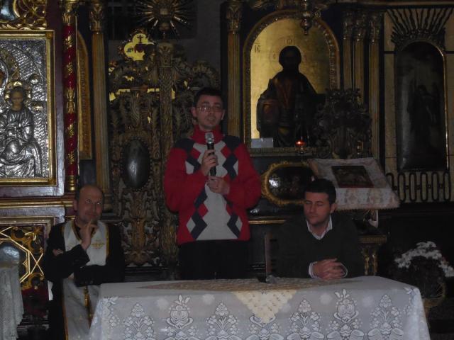 Seară duhovnicească în Parohia Vovidenia din Botoşani