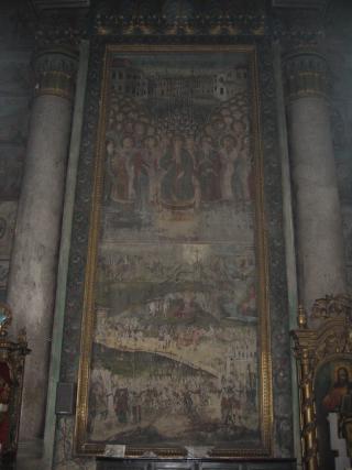 „Sinodul de la Iași”, zugrăvit în biserica Mănăstirii Frumoasa
