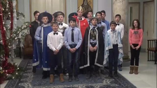 Colindători la Reședința Mitropolitană - Casa de copii „Familia nostra”