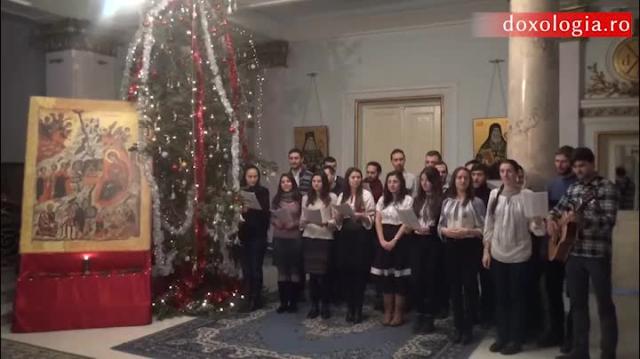 Colindători la Reședința Mitropolitana - Grupul de studenți „Sf. Iulian din Tars”, campus „Tudor Vladimirescu” - Iași