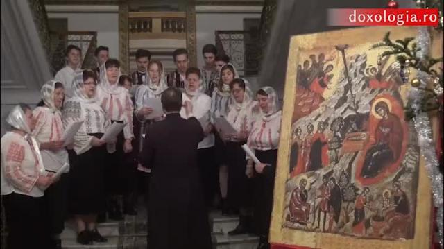 Colindători la Reședința Mitropolitana - Parohia Movileni, județul Iași