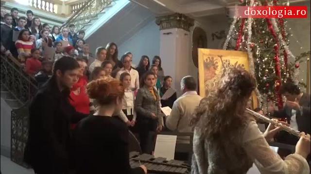 Colindători la Reședința Mitropolitana - Parohia Frenciugi, județul Iași