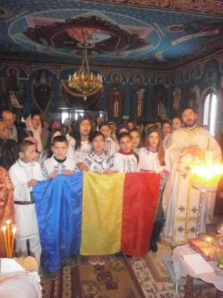 Ziua Naţională a României sărbătorită în Parohia Humosu