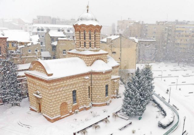 Slujba Bobotezei pe cuprinsul Patriarhiei Română văzută astăzi în 100 de imagini