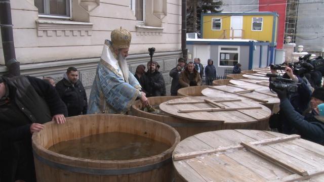Slujba Bobotezei pe cuprinsul Patriarhiei Română văzută astăzi în 100 de imagini