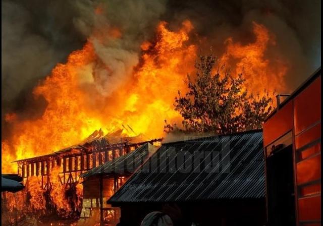 Incendiu la Centrul eparhial Suceava