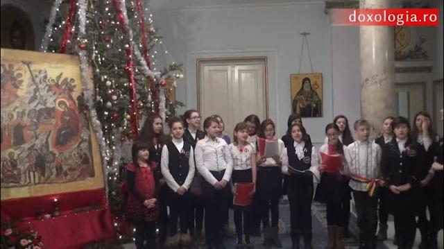 Colindători la Reședința Mitropolitană - Liceul Miron Costin