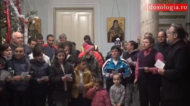 Colindători la Reședința Mitropolitană - Parohia Curelari, Iași