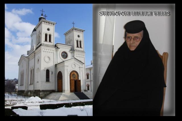 Stareţa Mănăstirii Bistriţa, stavrofora Mihaela Tamaş, a trecut la Domnul