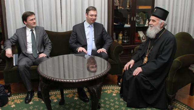 Întâlnire între Părintele Patriarh Irineu al Serbiei și premierul sârb, Aleksandar Vucic