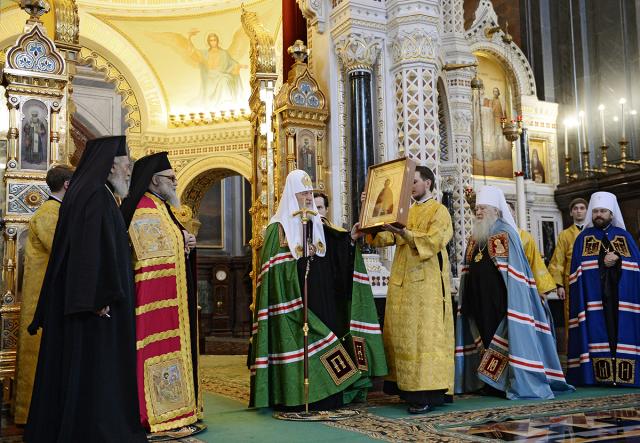 Preaferictul Ioan al X-lea și Patriarhul Kiril au slujit împreună, la Moscova