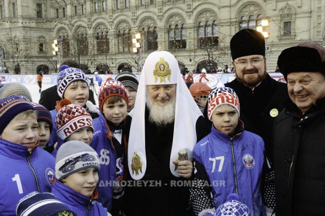 Patriarhul Chiril a binecuvântat Turneul de Hochei pe Gheață pentru Copii