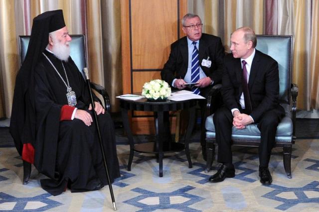 Patriarhul Alexandriei şi al întregii Africi a primit vizita președintelui rus, Vladimir Putin