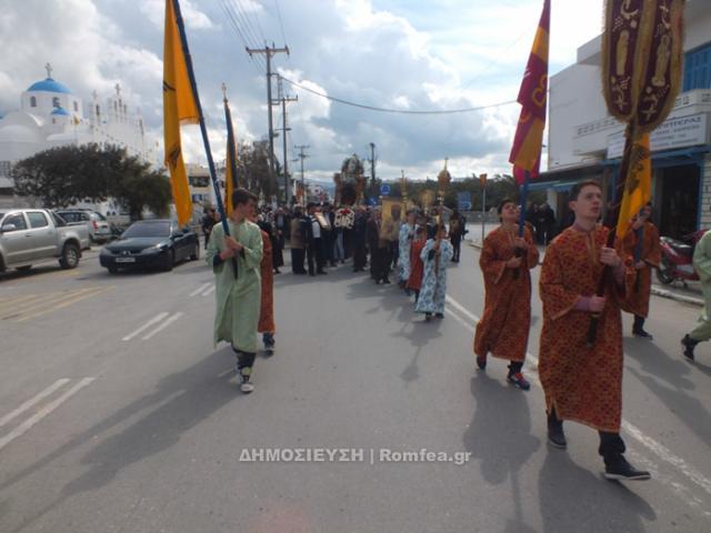 Prăznuirea Sfântului Nicolae Planas în insula Naxos