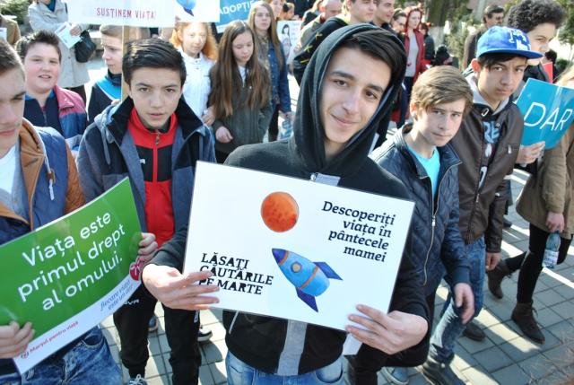 Marşul Pentru Viaţă sub cerul Botoşanilor