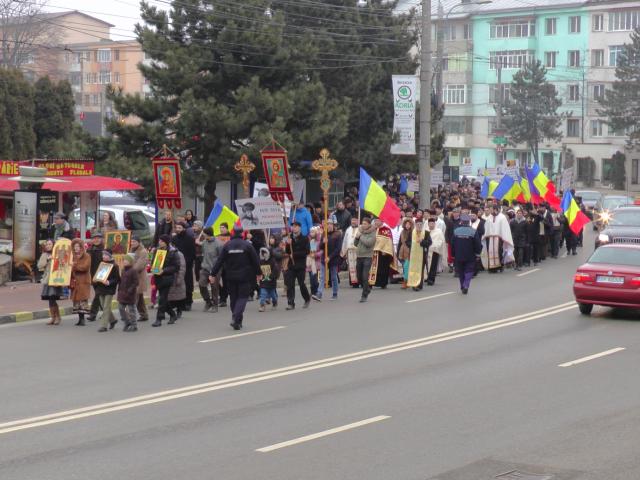 1000 de persoane, la marşul „Religia în şcoală, prioritate naţională“