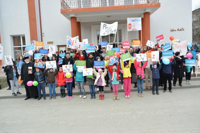 Marş pentru viaţă la Paşcani