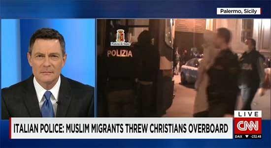 Creștini aruncați peste bord în drum spre Italia