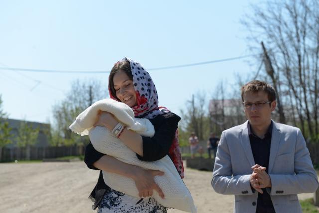 Al nouălea copil al unei familii sărace din județul Botoșani a fost încreștinat